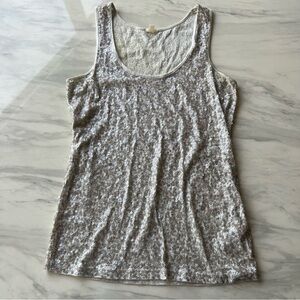 JCrew sequined tank top. Size XS